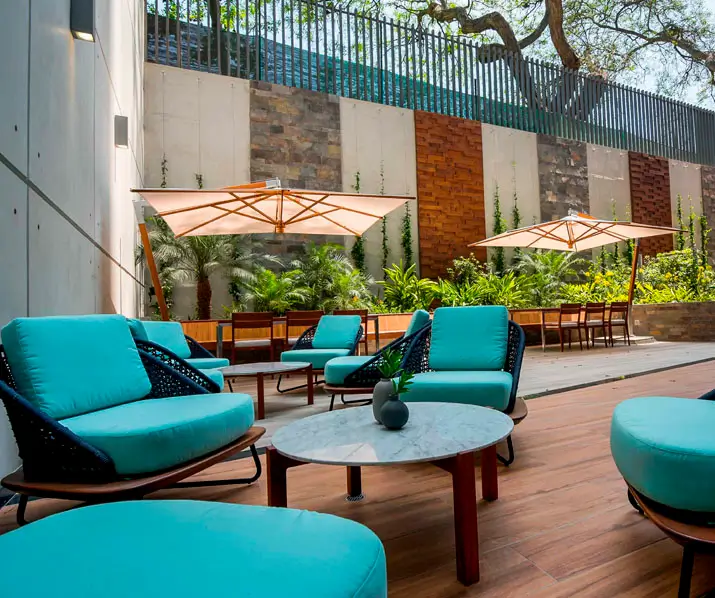 terraza en el edificio more de oficinas prime en surco para oficinas en venta en surco y de oficinas en alquiler en surco.
