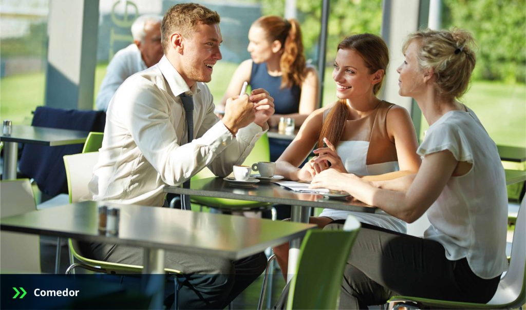 edificio more, oficinas en venta y alquiler en surco, oficinas prime en surco, comedor en surco