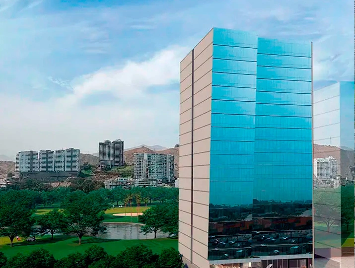 centro empresarial los inkas oficinas en venta y en alquiler edificio paisaje ciudad